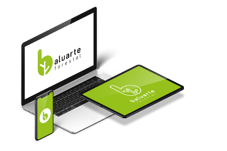 Mockup Baluarte Forestal - Identidad corporativa