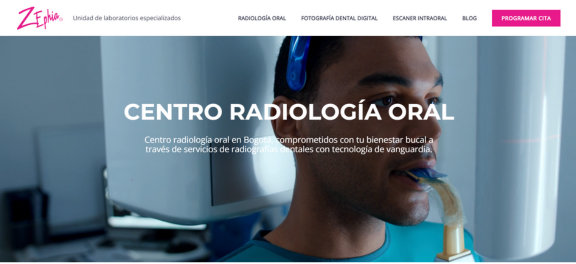 Agencia marketing digital - Diseño web Zephia Centro radiologico